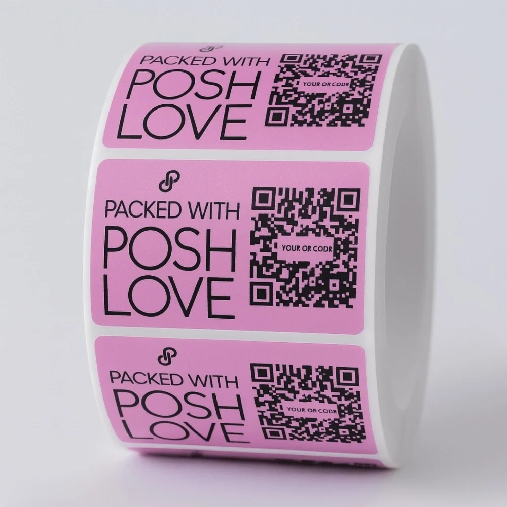 Custom Closet Name Sticker 2.25″×1.25″ Personalized QR-Code Labels